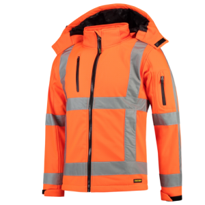 Tricorp soft shell jack RWS,uitvoering fluorescerend type 403003-H