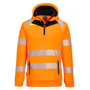 Portwest DX4 Hi-Vis 1/4 Hoodie met rits DX482  