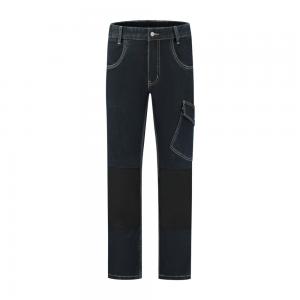 4-Feet Spijkerbroek stretch denim met Cordura kniezakken