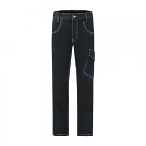 Spijkerbroek huisstijl stretch denim met Cordura kniezakken