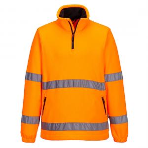 Portwest Hi-Vis 1/2 Zip Fleece type F302 