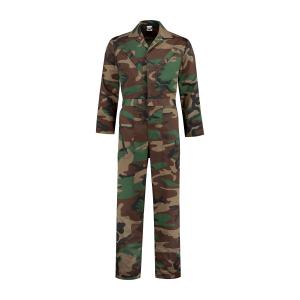 Kinderoverall camouflage polyester/katoen 