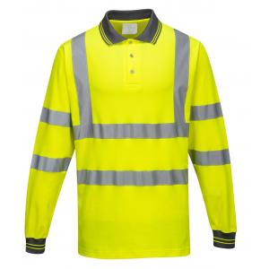 Portwest High vis comfort polo lange mouw S271