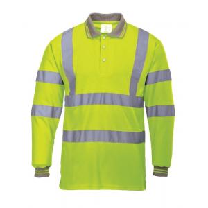 Portwest High vis lange mouw polo S277